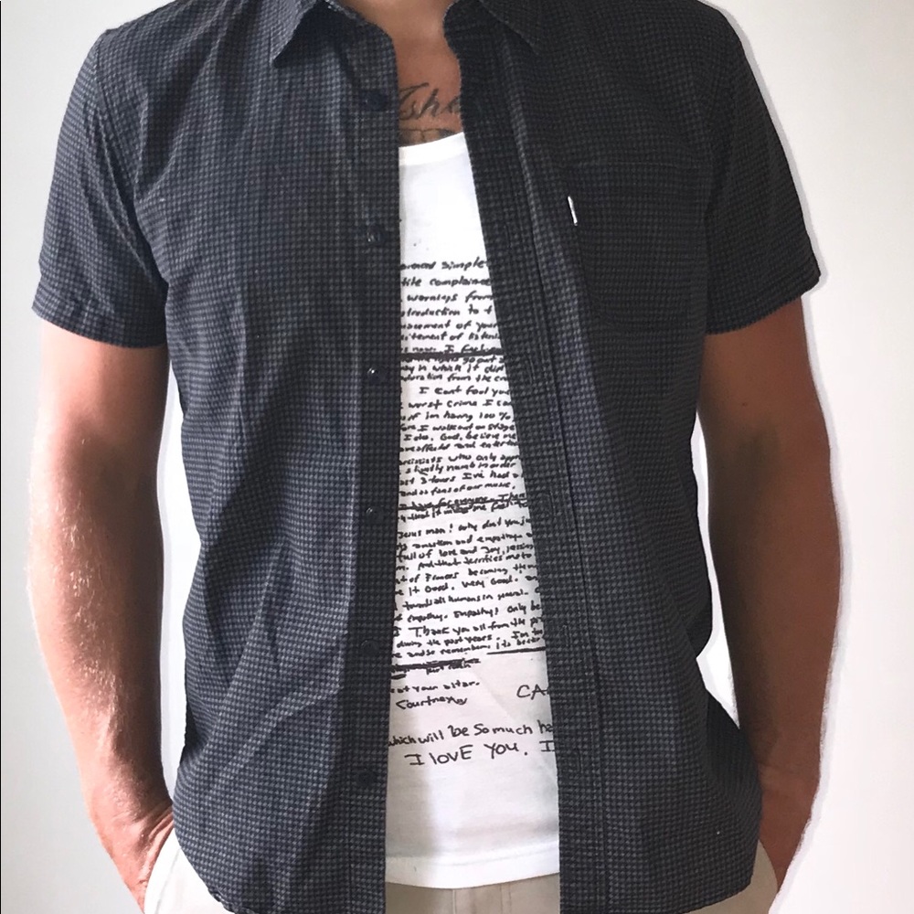 Levi Black Button Down